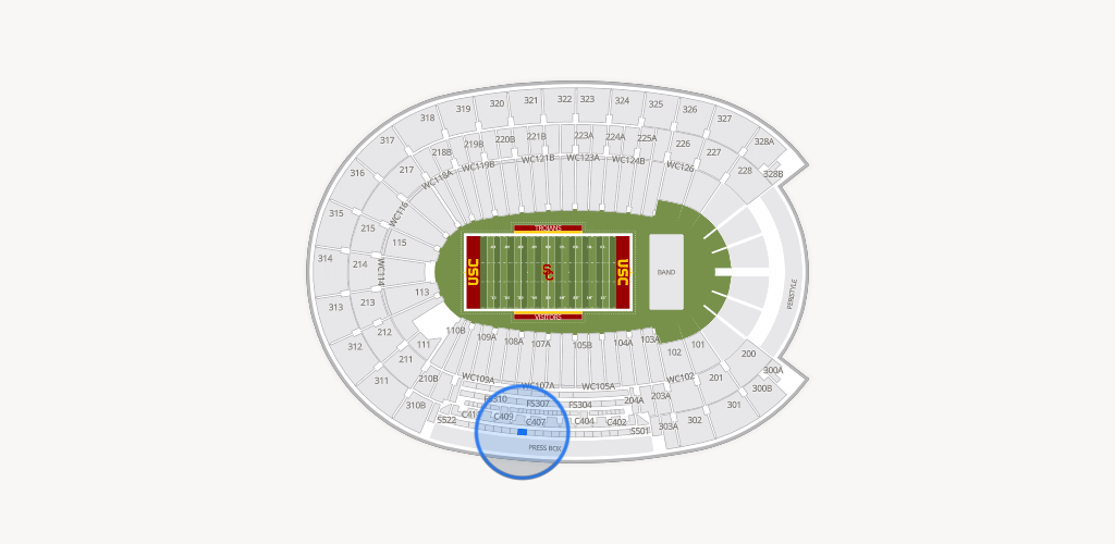 Los Angeles Memorial Coliseum Seating Chart
