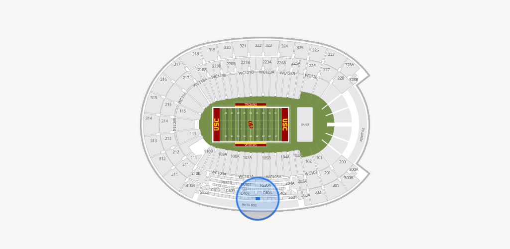 Los Angeles Memorial Coliseum Seating Chart