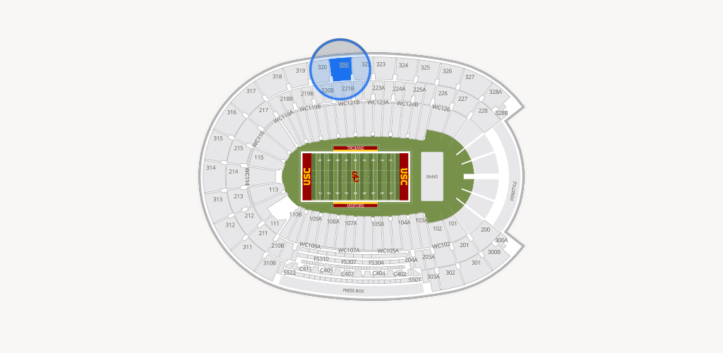 Los Angeles Memorial Coliseum Seating Chart