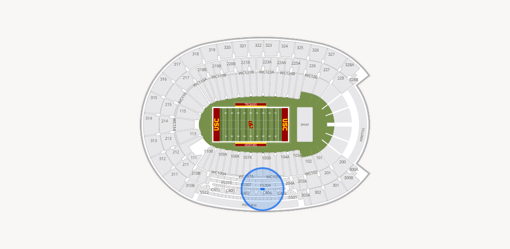 Los Angeles Memorial Coliseum Seating Chart
