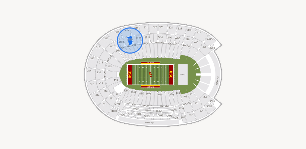 Los Angeles Memorial Coliseum Seating Chart