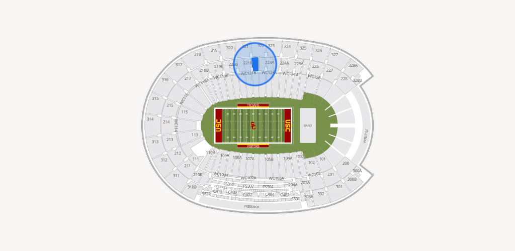 Los Angeles Memorial Coliseum Seating Chart