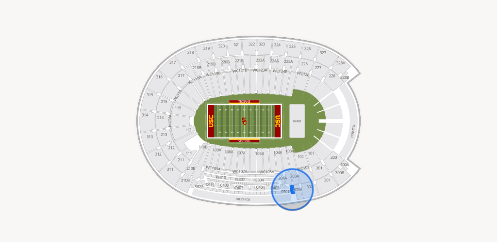 Los Angeles Memorial Coliseum Seating Chart