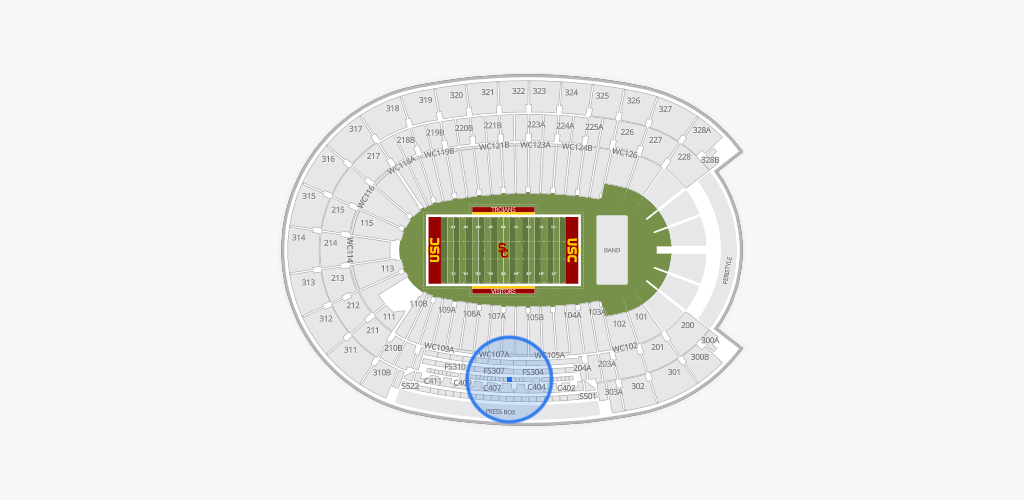Los Angeles Memorial Coliseum Seating Chart