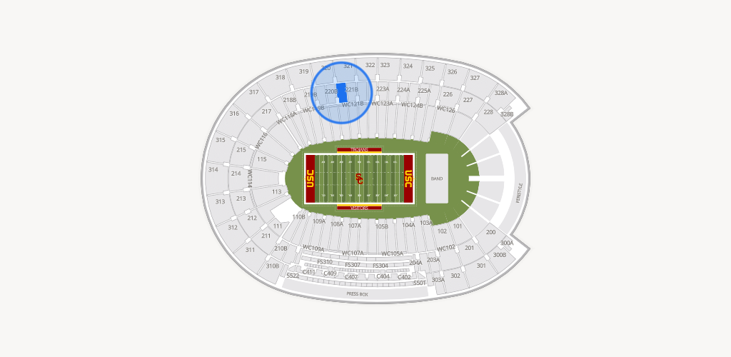 Los Angeles Memorial Coliseum Seating Chart