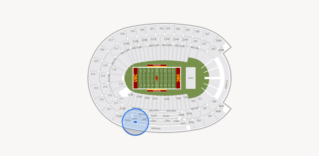 Los Angeles Memorial Coliseum Seating Chart