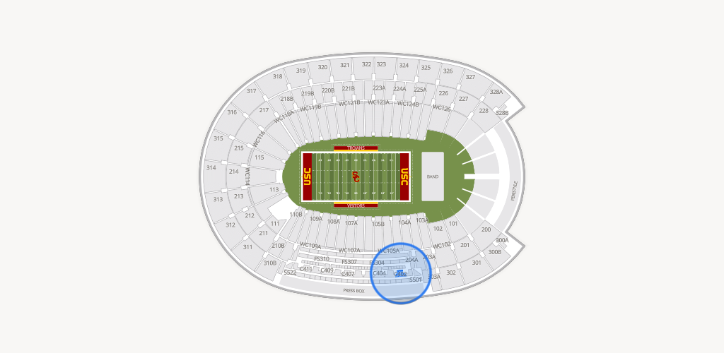 Los Angeles Memorial Coliseum Seating Chart