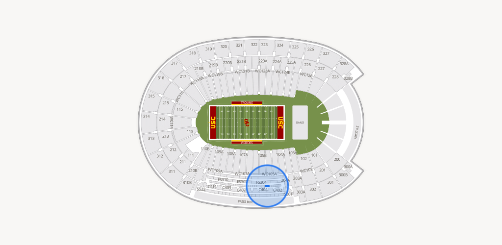 Los Angeles Memorial Coliseum Seating Chart