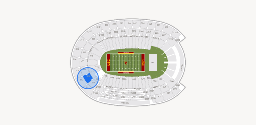 Los Angeles Memorial Coliseum Seating Chart