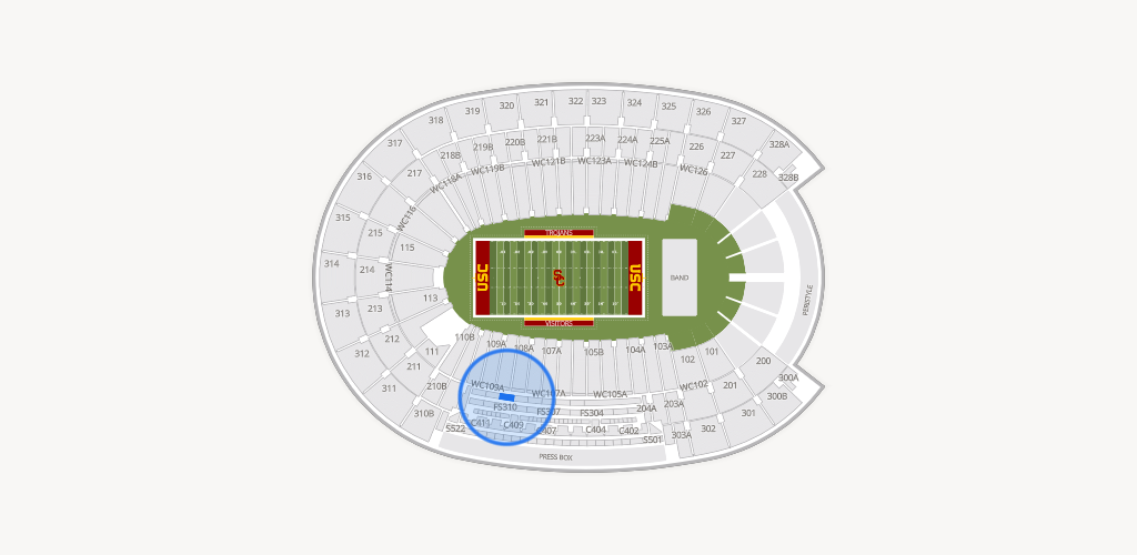 Los Angeles Memorial Coliseum Seating Chart