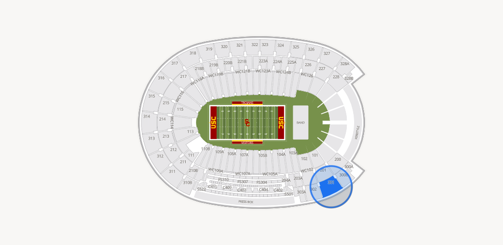 Los Angeles Memorial Coliseum Seating Chart