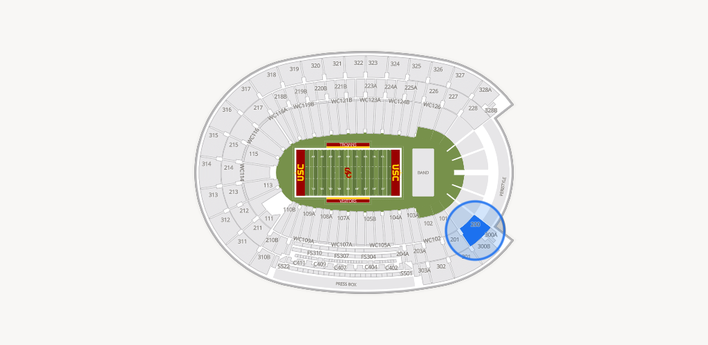Los Angeles Memorial Coliseum Seating Chart