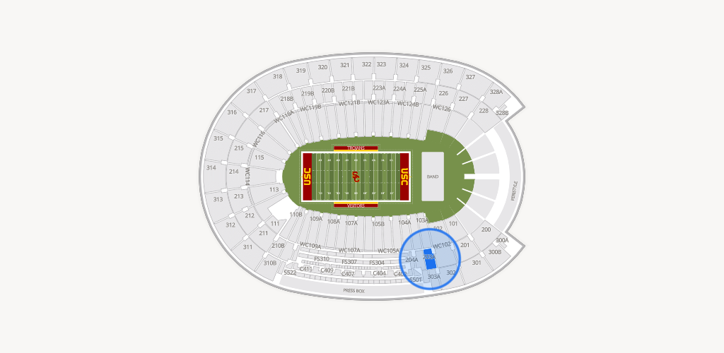 Los Angeles Memorial Coliseum Seating Chart