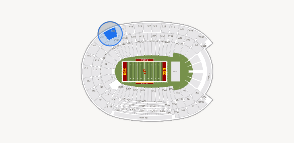 Los Angeles Memorial Coliseum Seating Chart