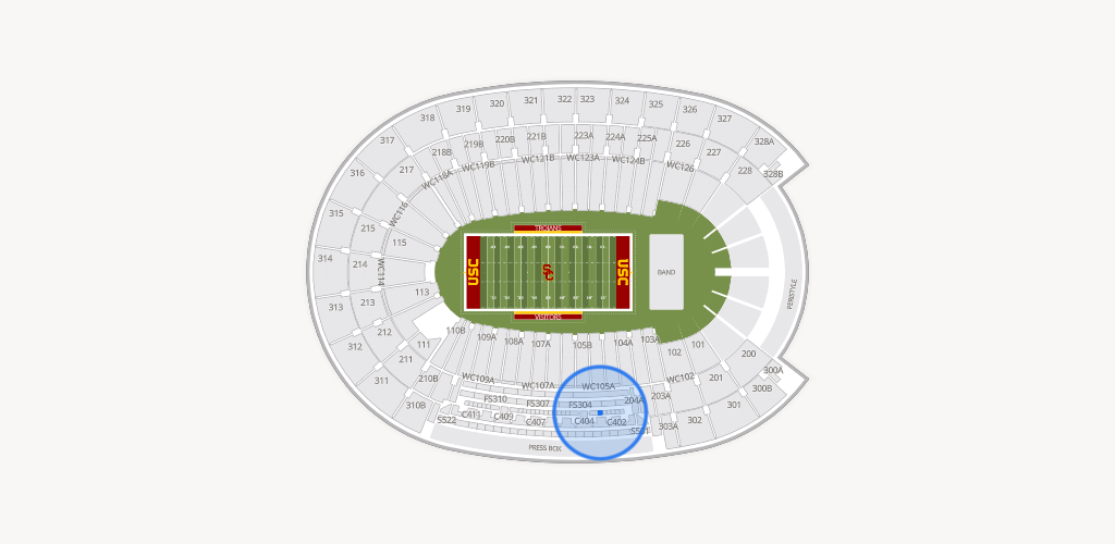 Los Angeles Memorial Coliseum Seating Chart