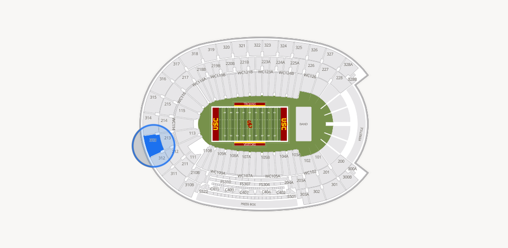 Los Angeles Memorial Coliseum Seating Chart