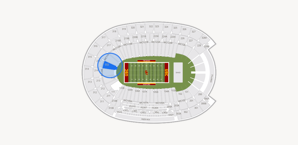 Los Angeles Memorial Coliseum Seating Chart