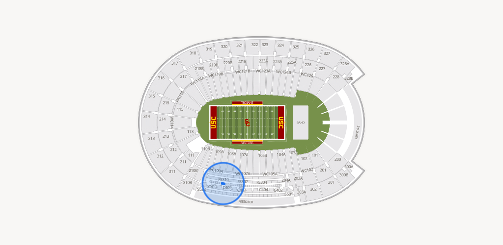 Los Angeles Memorial Coliseum Seating Chart