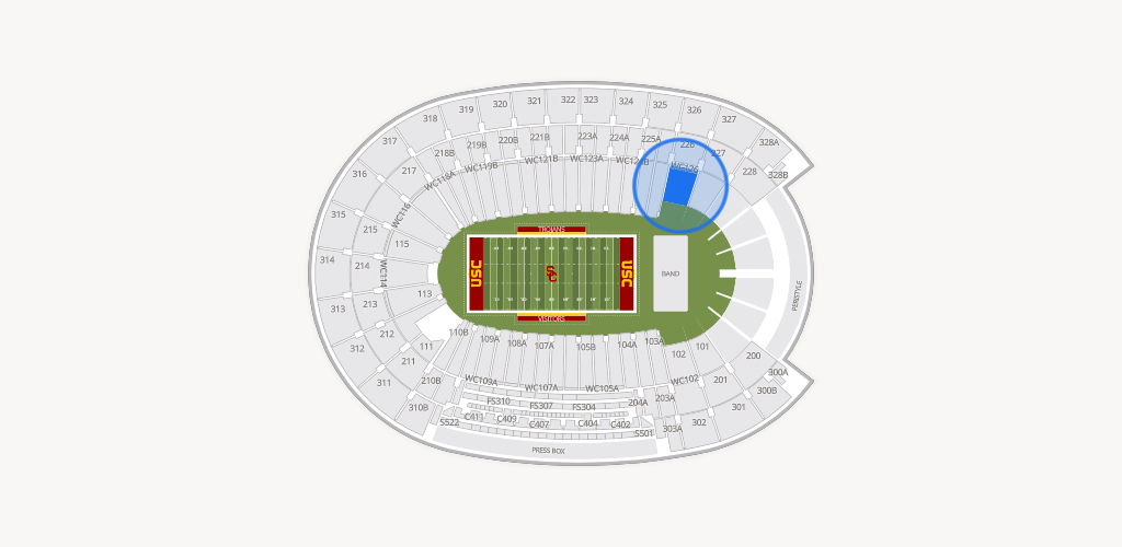 Los Angeles Memorial Coliseum Seating Chart