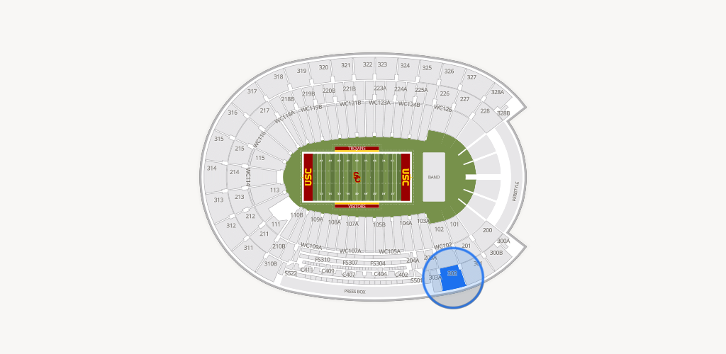 Los Angeles Memorial Coliseum Seating Chart