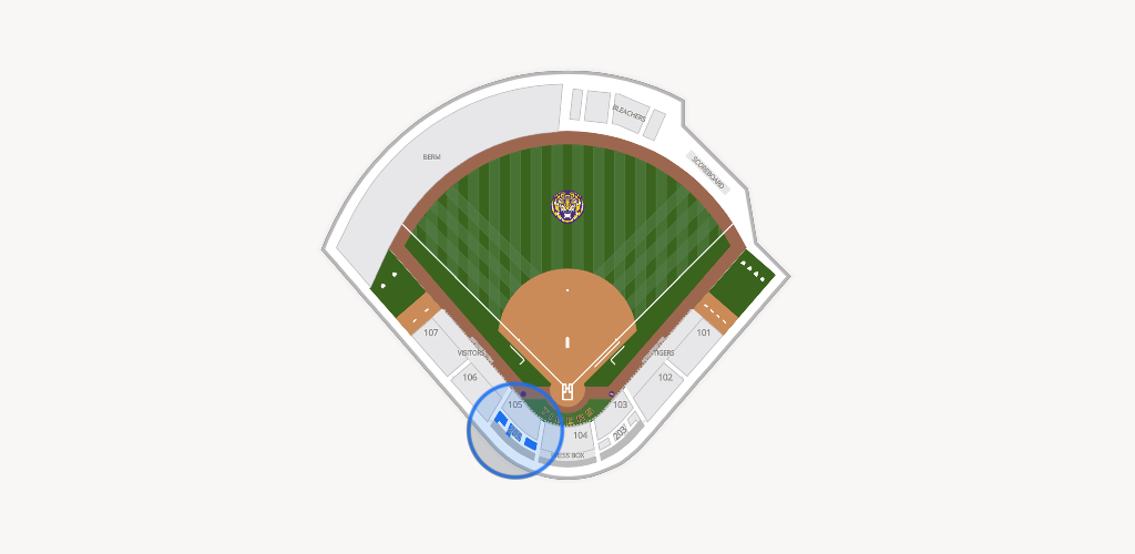 LSU Tiger Park Seating Chart