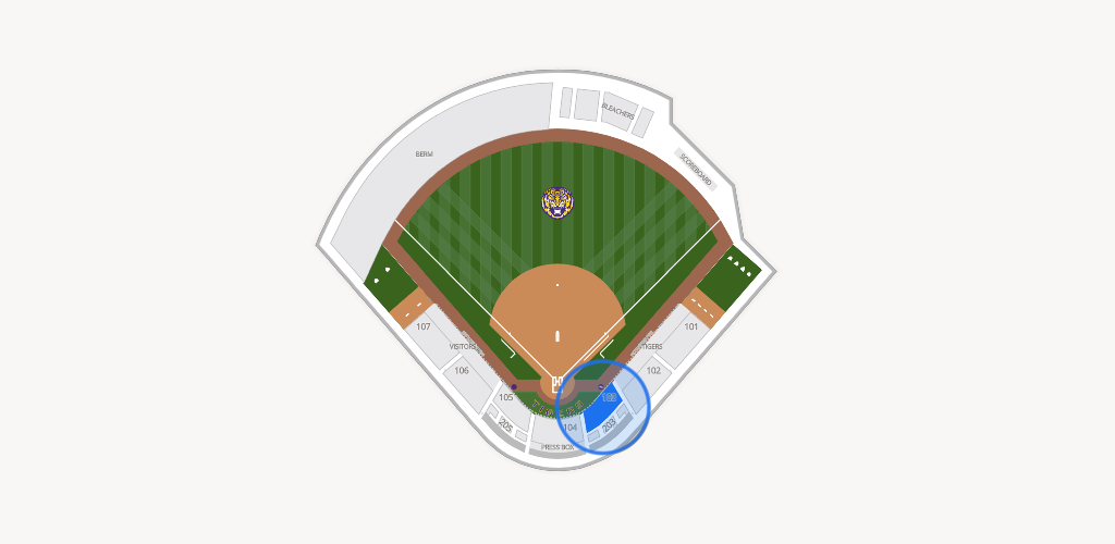 LSU Tiger Park Seating Chart