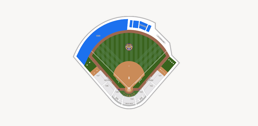 LSU Tiger Park Seating Chart