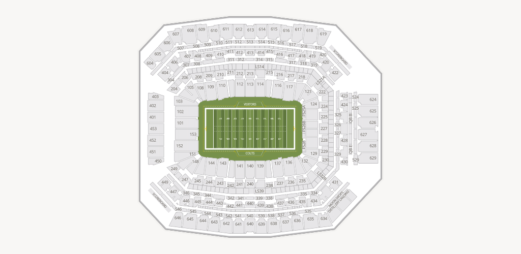 Lucas Oil Stadium Seating Chart