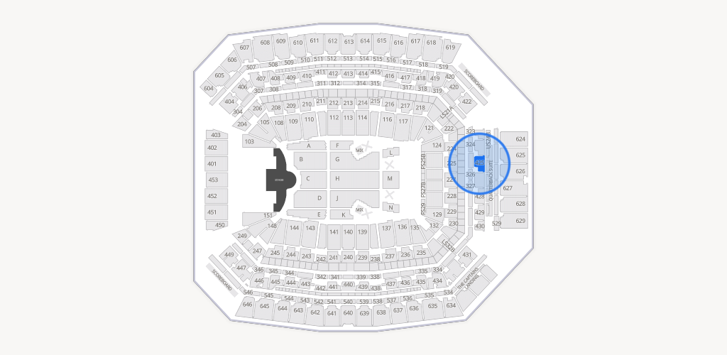 Lucas Oil Stadium Seating Chart