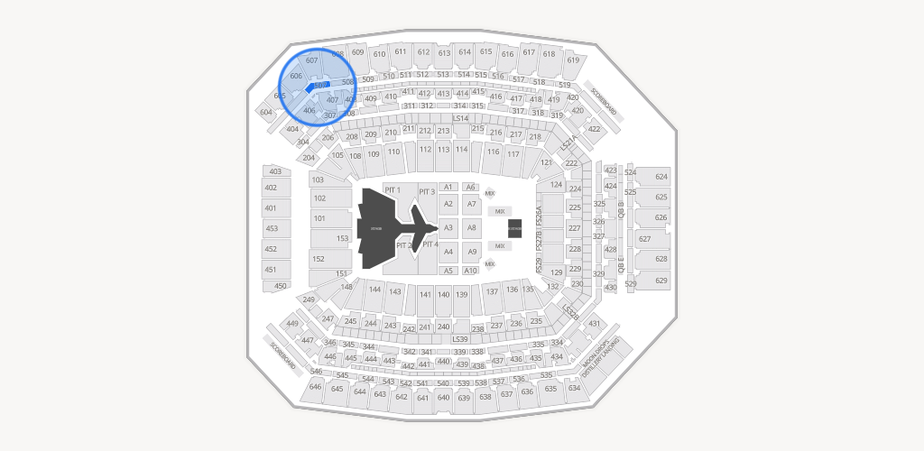 Lucas Oil Stadium Seating Chart