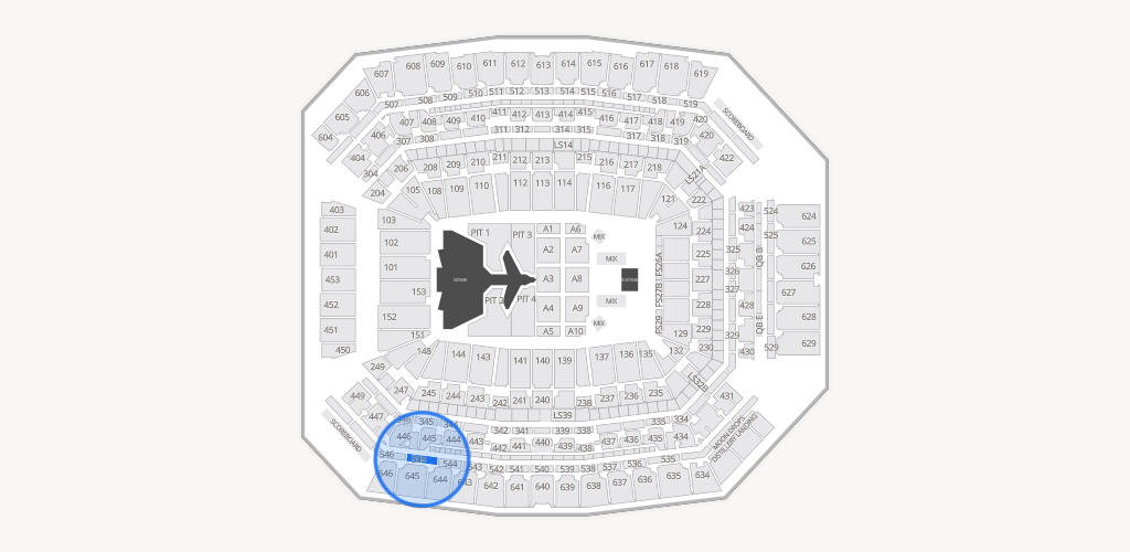 Lucas Oil Stadium Seating Chart