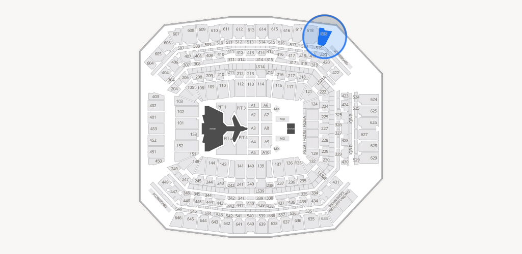Lucas Oil Stadium Seating Chart