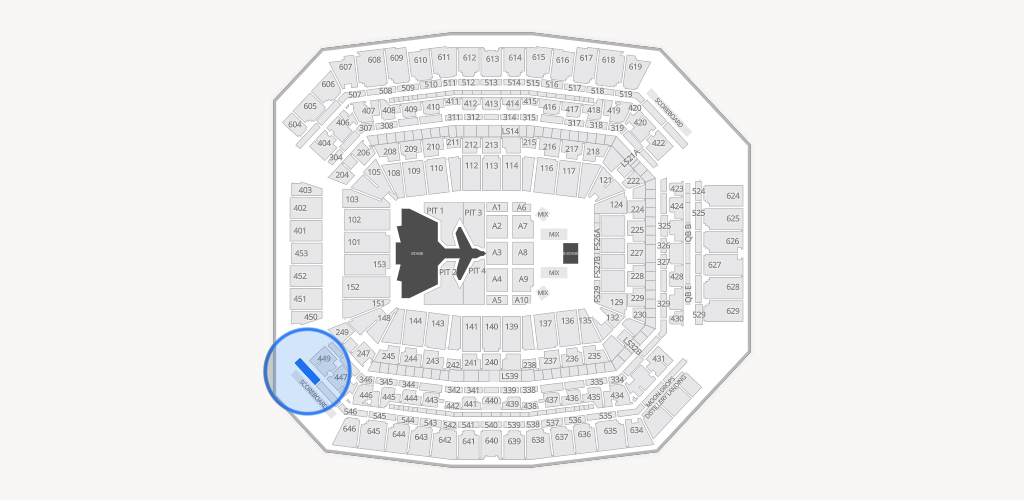 Lucas Oil Stadium Seating Chart