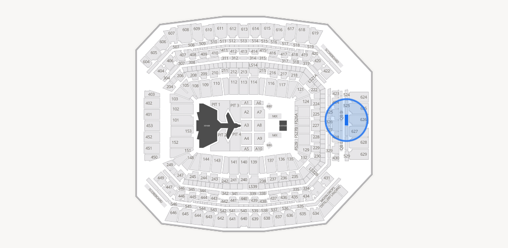 Lucas Oil Stadium Seating Chart