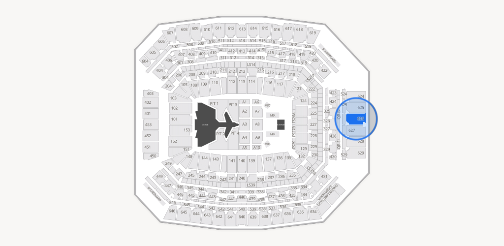 Lucas Oil Stadium Seating Chart