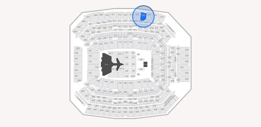 Lucas Oil Stadium Seating Chart