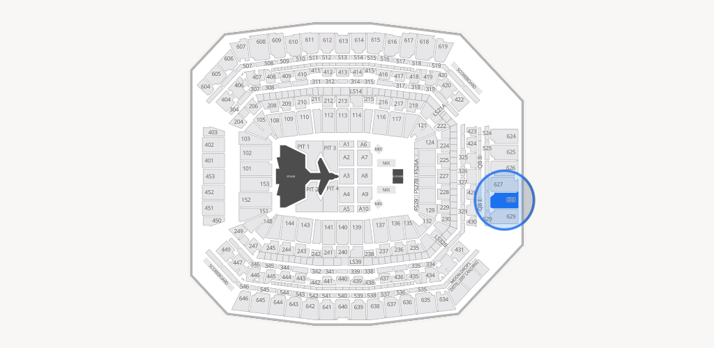 Lucas Oil Stadium Seating Chart