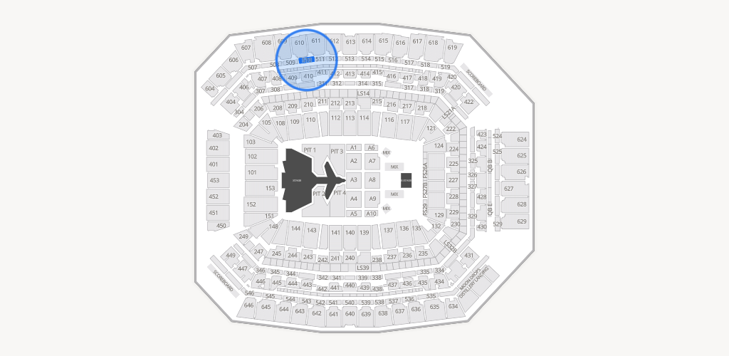 Lucas Oil Stadium Seating Chart