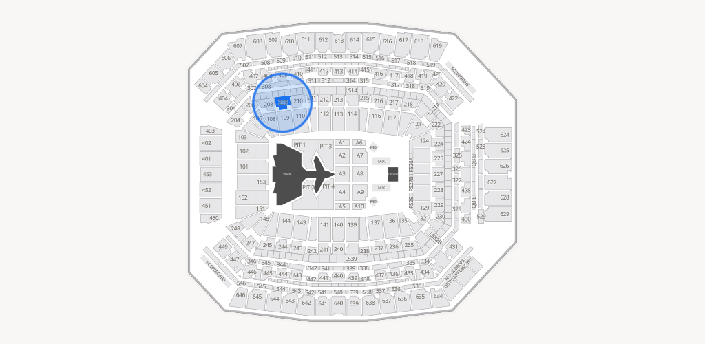 Lucas Oil Stadium Seating Chart