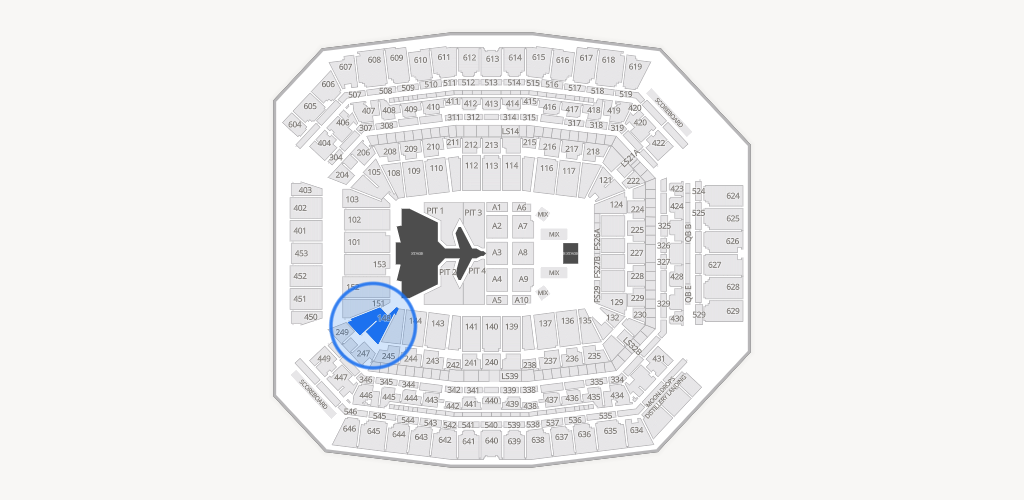 Lucas Oil Stadium Seating Chart
