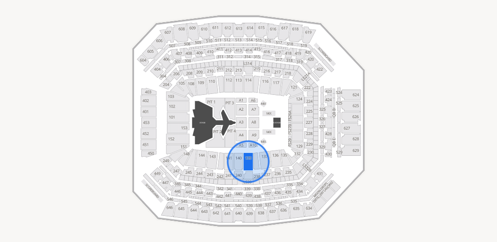 Lucas Oil Stadium Seating Chart