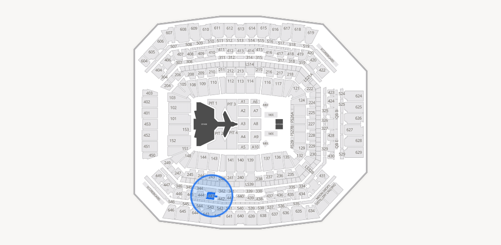 Lucas Oil Stadium Seating Chart