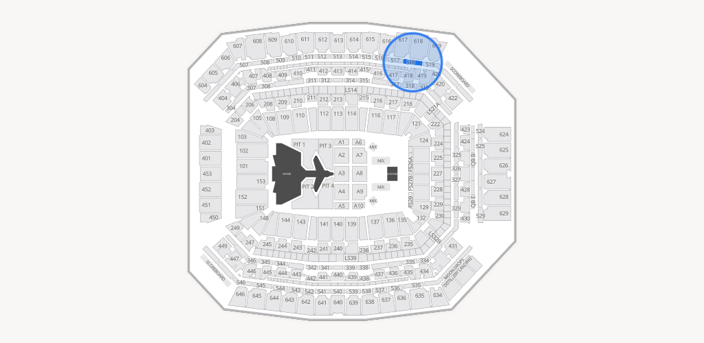 Lucas Oil Stadium Seating Chart