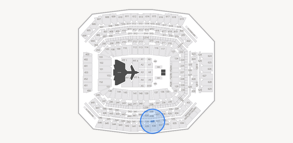 Lucas Oil Stadium Seating Chart