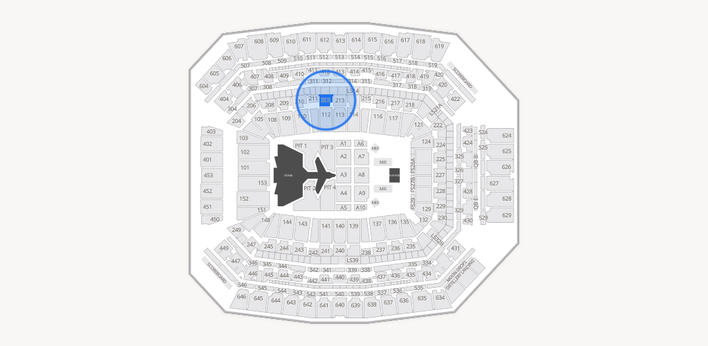 Lucas Oil Stadium Seating Chart