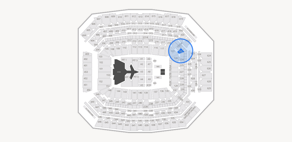 Lucas Oil Stadium Seating Chart