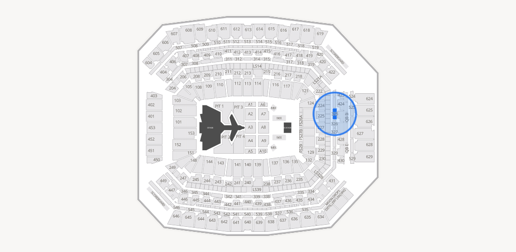 Lucas Oil Stadium Seating Chart