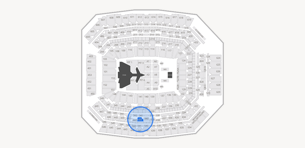 Lucas Oil Stadium Seating Chart