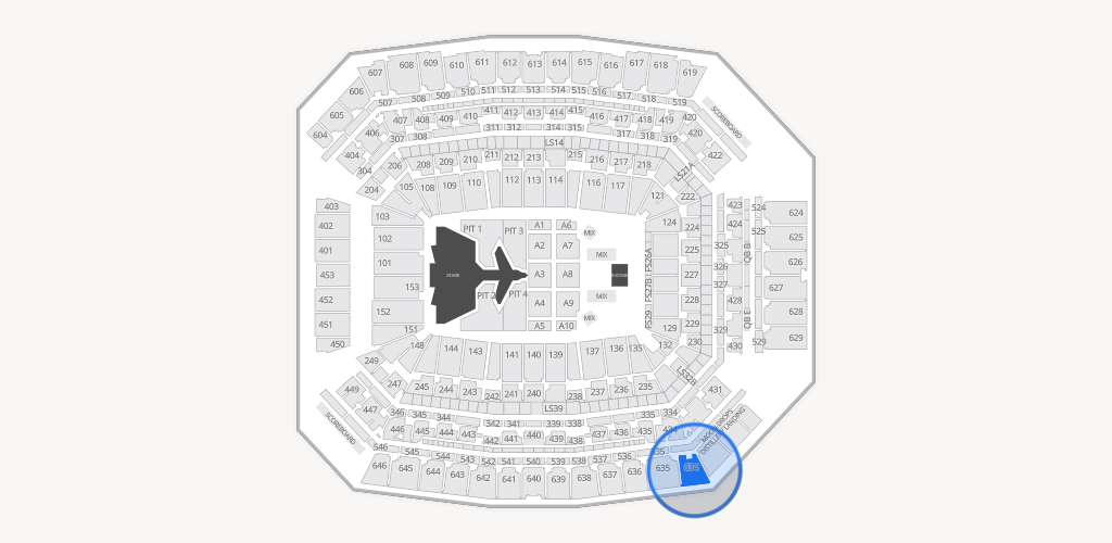 Lucas Oil Stadium Seating Chart