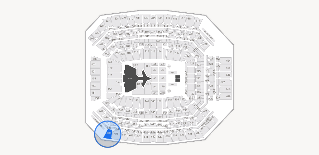 Lucas Oil Stadium Seating Chart